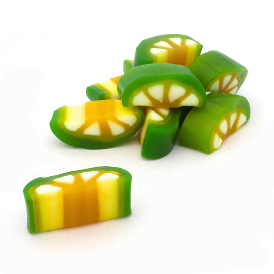 Jelly Peelable Lemon & Lime Slices Retro Sweets