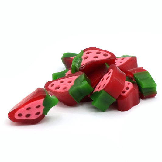 Jelly Strawberry Peelable Slices Retro Sweets