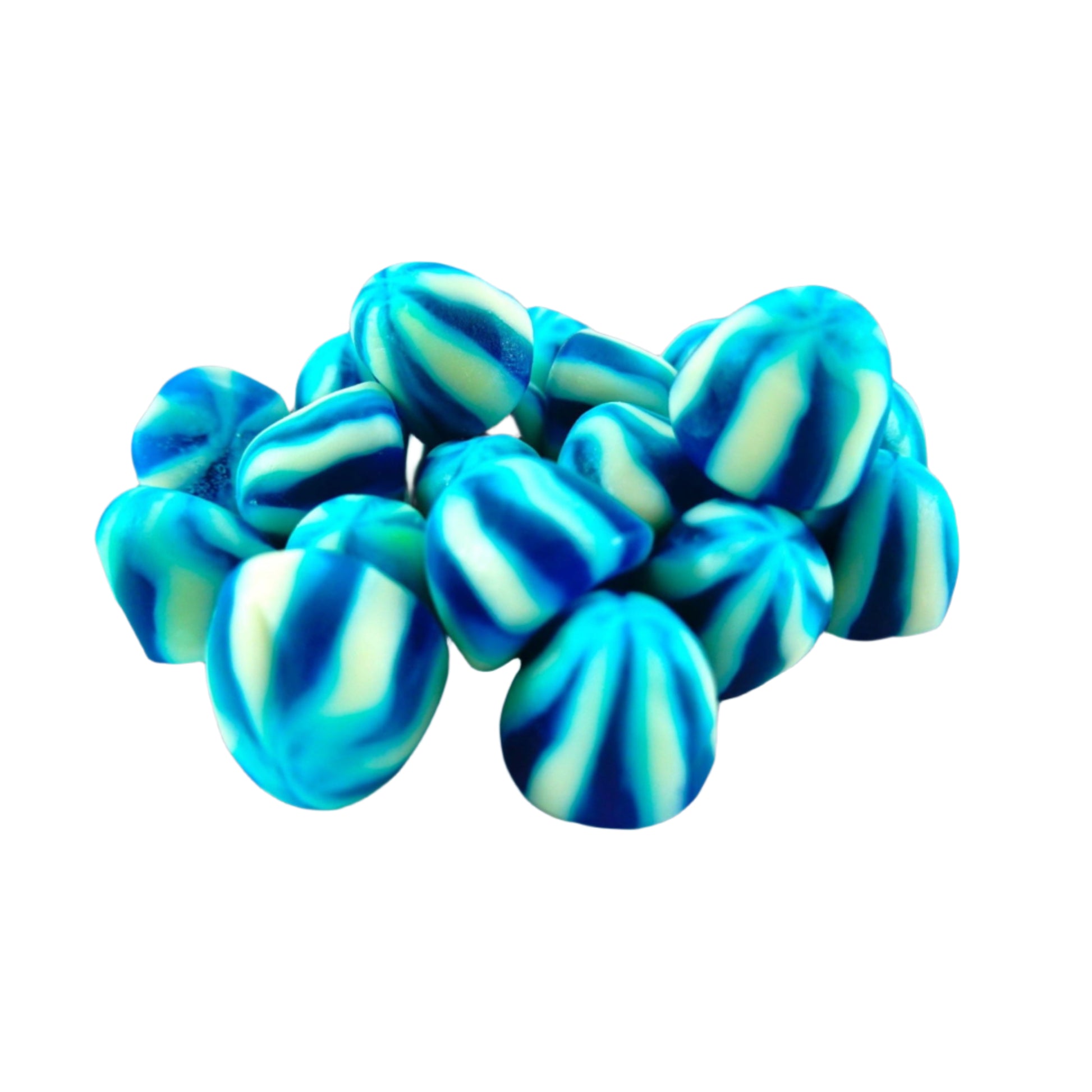 Jelly Blue Raspberry Twist Kisses Retro Sweets