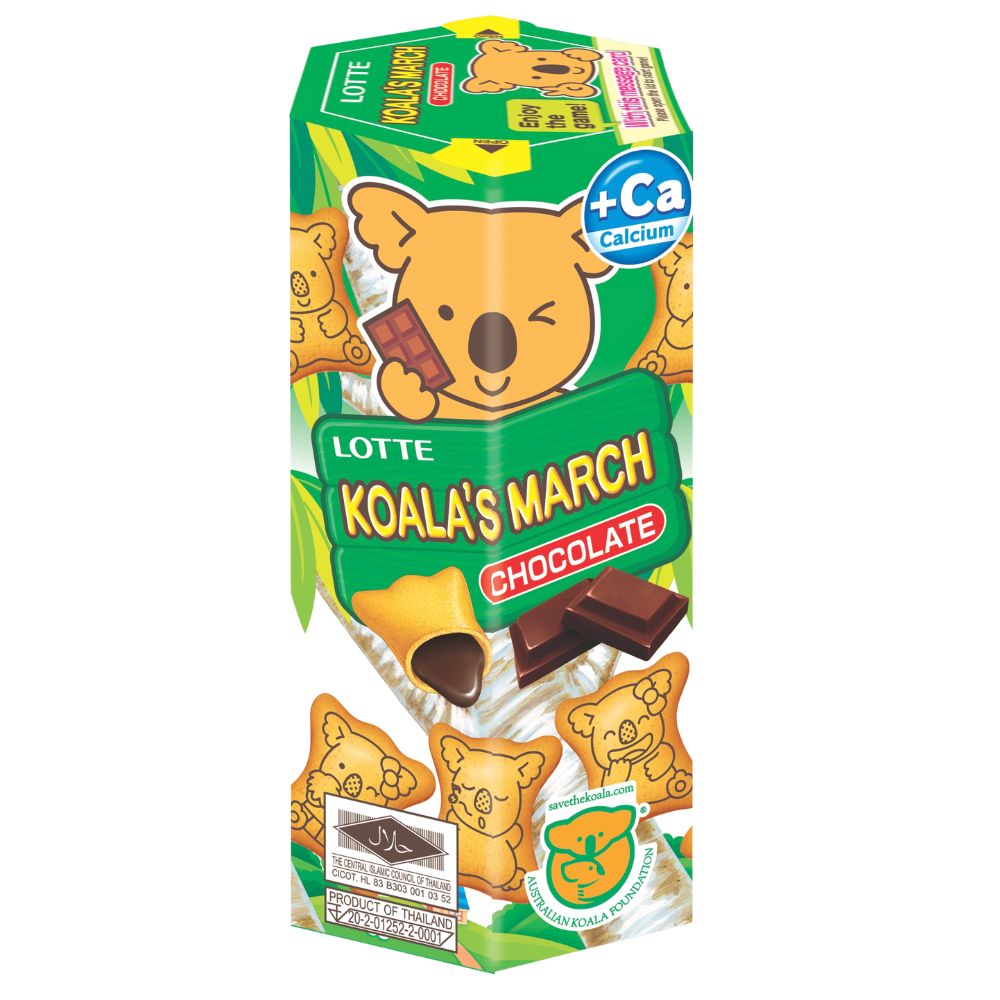 Lotte Koalas March Chocolate Biscuits Japanese Snacks