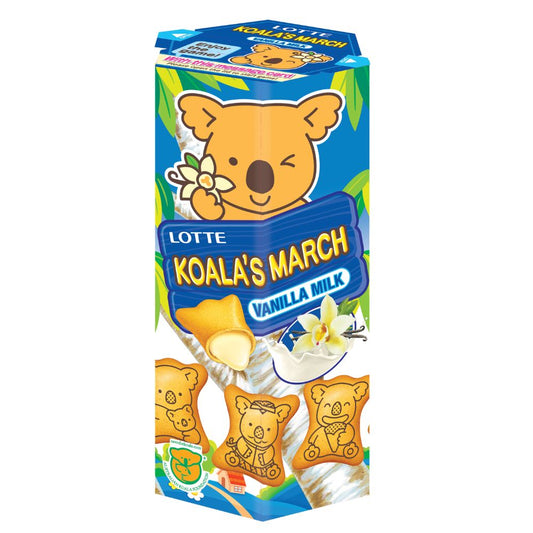 Lotte Koalas March Vanilla Biscuits Japanese Snacks