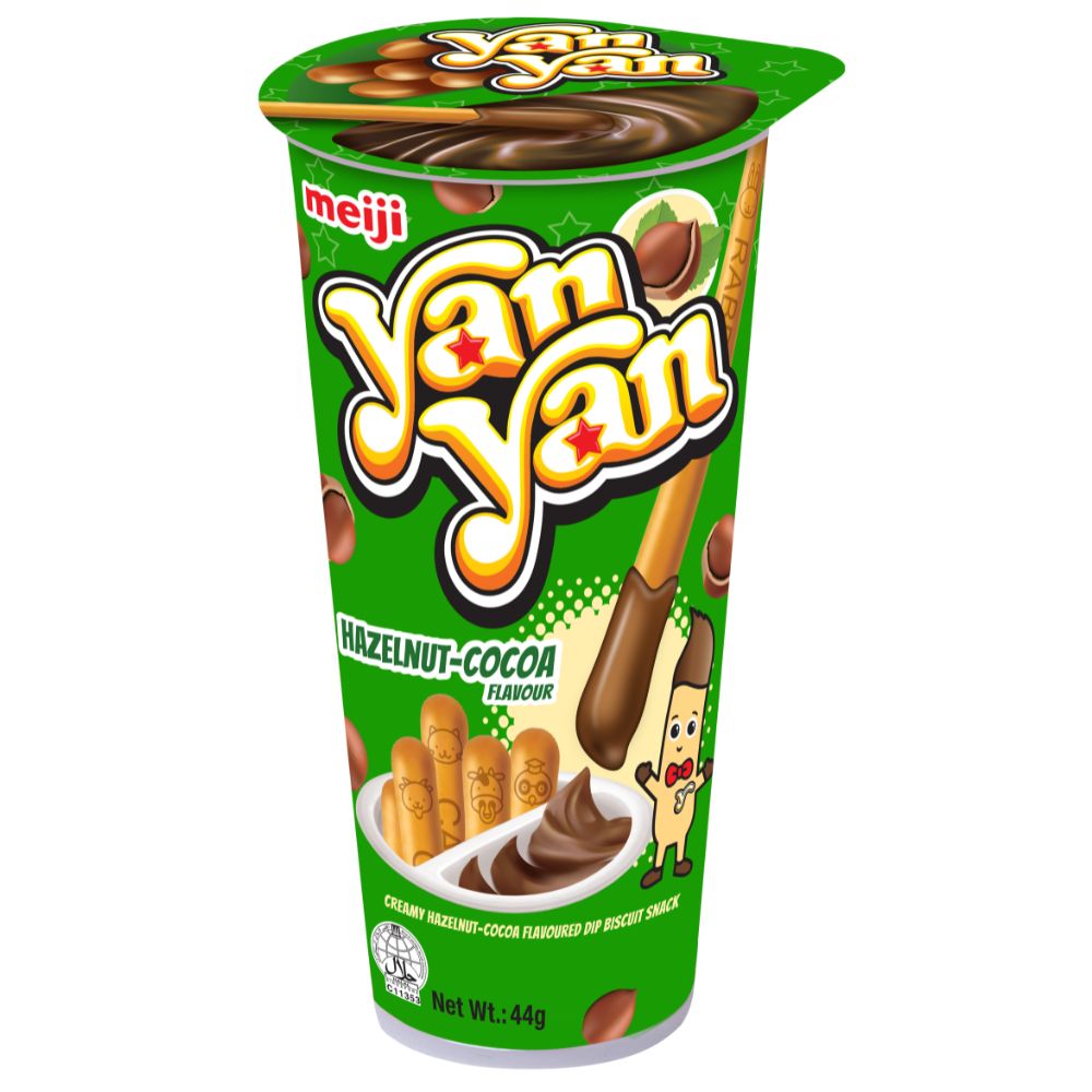 Meiji Hazelnut Cocoa Dip Yan Yan Japanese Snacks