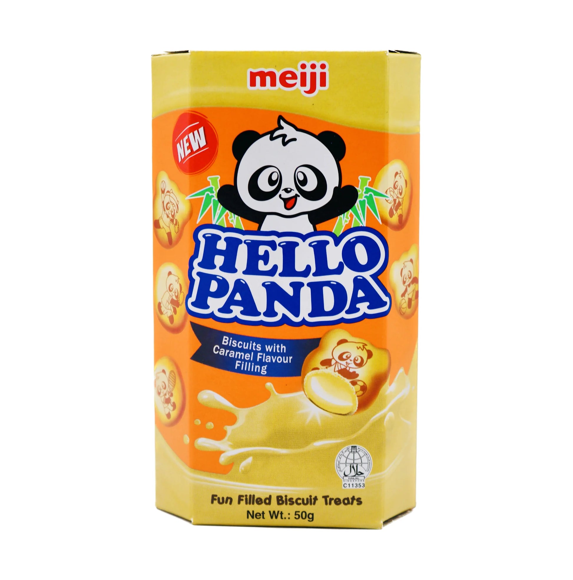 Meiji Hello Panda Caramel Biscuits Japanese Snacks