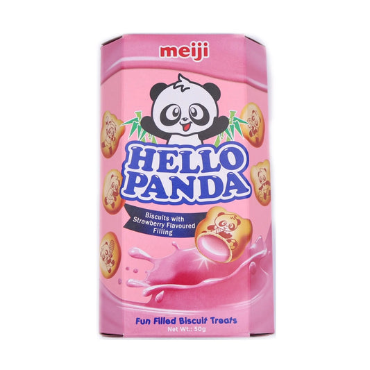 Meiji Hello Panda Strawberry Biscuits Japanese Snacks