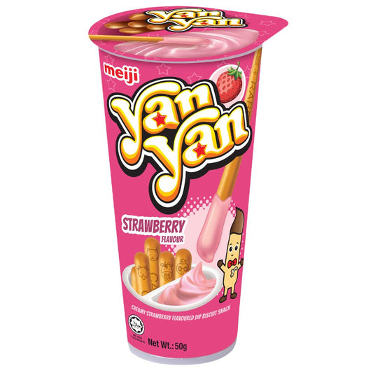 Meiji Strawberry Dip Yan Yan Japanese And Far East Candy