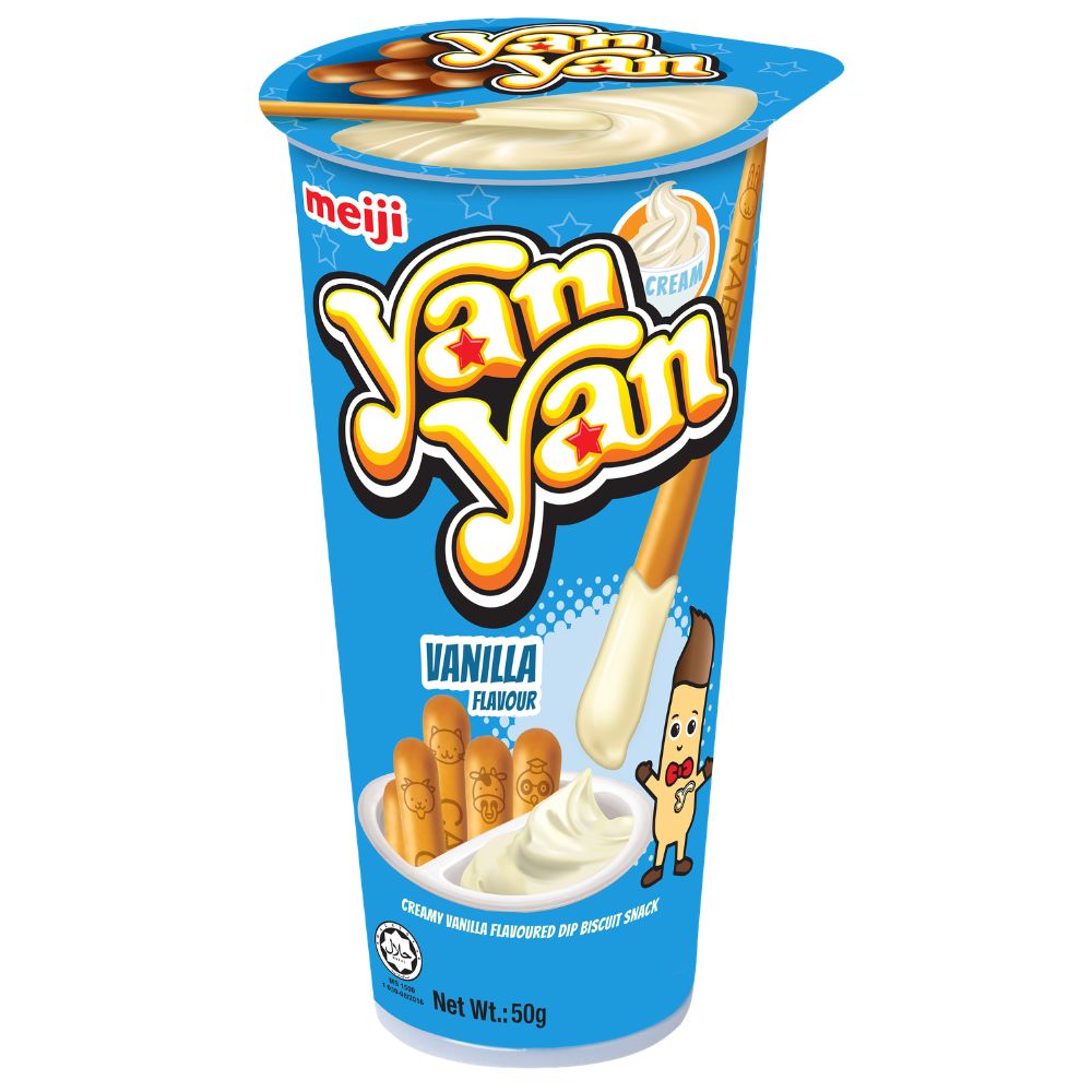 Meiji Vanilla Dip Yan Yan Japanese And Far East Snacks