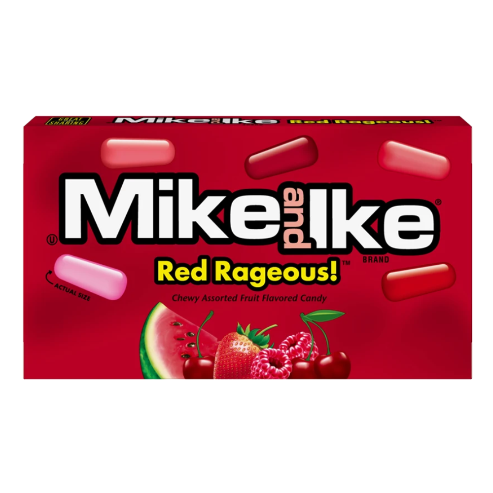 Mike And Ike Red Rageous Theatre Box American Candy