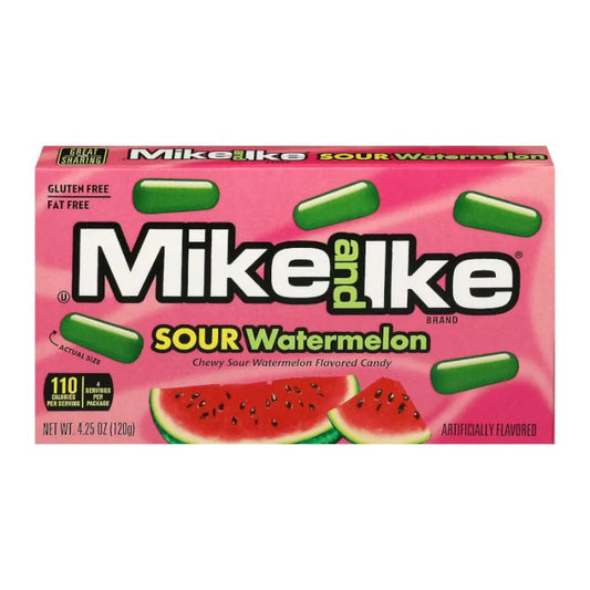 Mike And Ike Sour Watermelon Theatre Box American Candy
