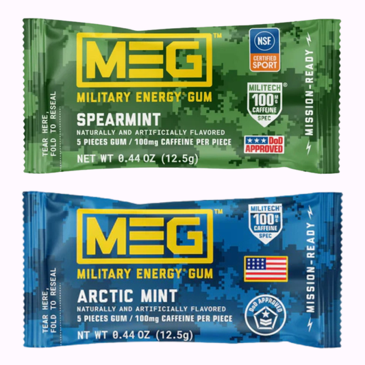 Military Energy Gum Bundle of 2 Flavours American Candy