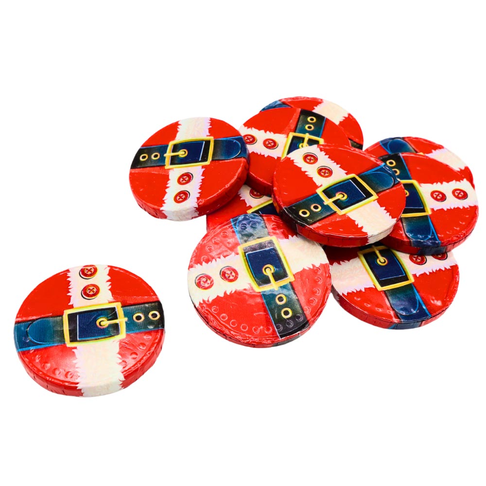 Milk Chocolate Santa Coins Christmas Sweets