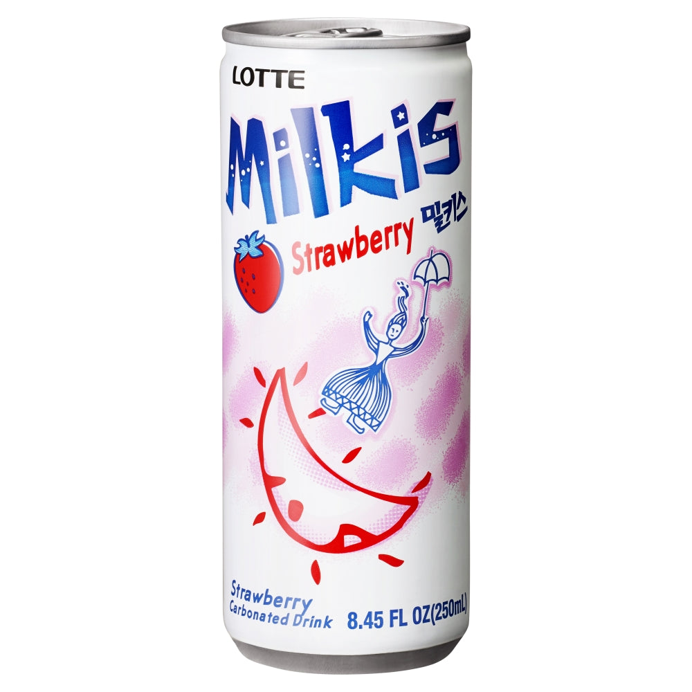 Milkis Strawberry Cream Soda Korean Drinks