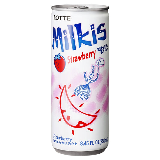 Milkis Strawberry Cream Soda Korean Drinks