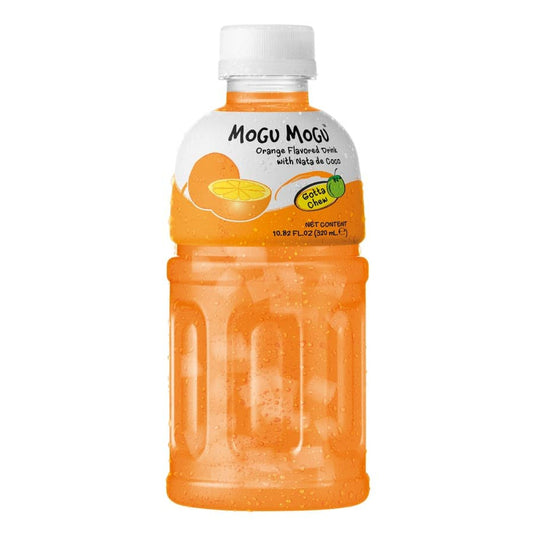 mogu mogu gotta cheworange flavour Asian drinks