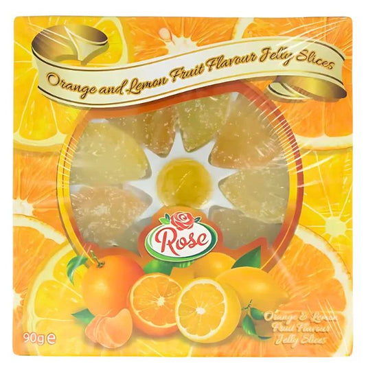 Orange and Lemon Jelly Slices Christmas Sweets