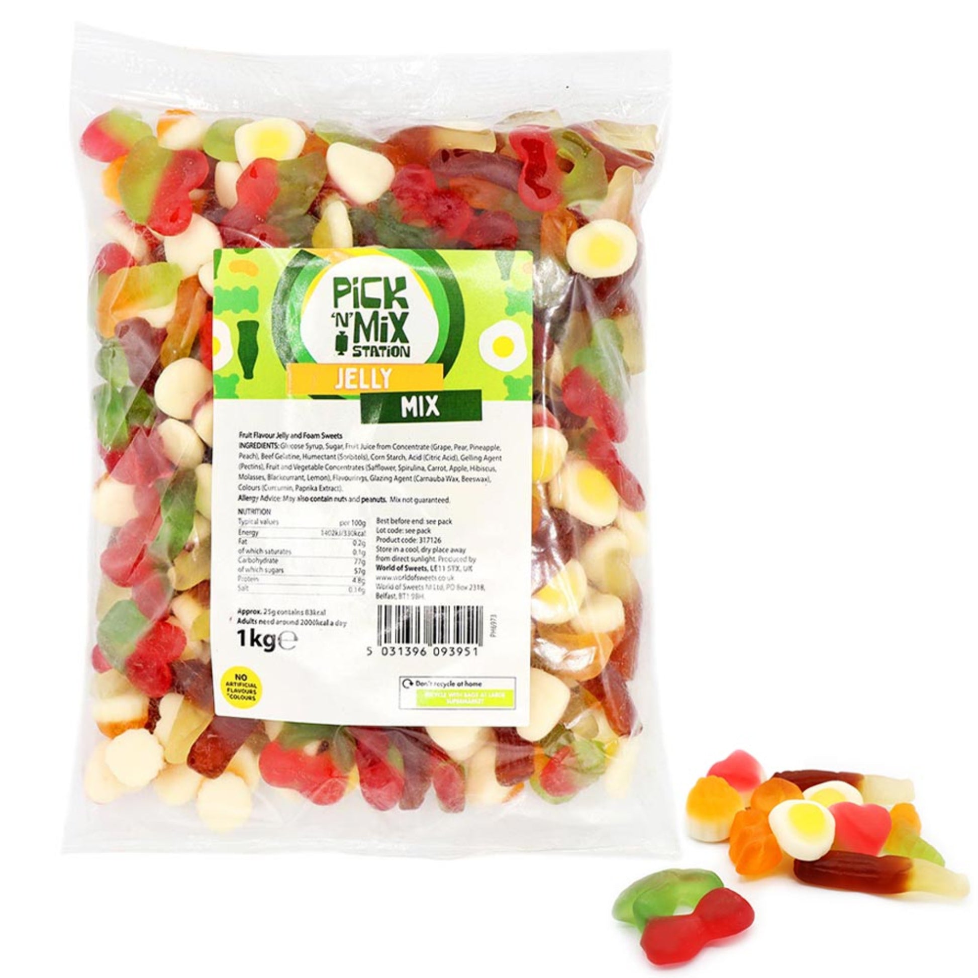 Pick N Mix Station Jelly Mix Pick N Mix Bag Retro Sweets