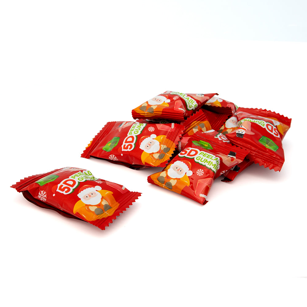 Peelable 5D Christmas Gummies Christmas Sweets