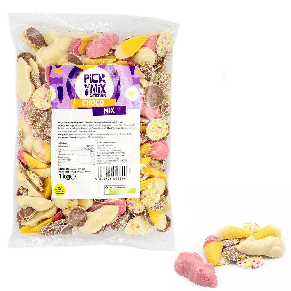 Pick N Mix Station 1kg Chocolate Mix Pick N Mix Bag Pick N Mix Sweets