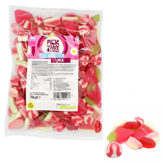 Pick N Mix Station 1kg Red Mix Pick N Mix Bag Pick N Mix Sweets