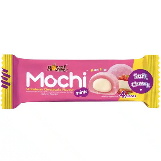 Royal Family Strawberry Cheesecake Mini Mochi Taiwanese Sweets