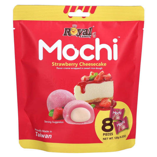 Royal Family Strawberry Cheesecake Mochi Taiwanese Sweets