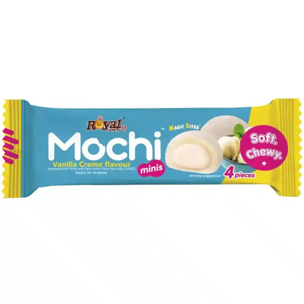 Royal Family Vanilla Cream Mini Mochi Taiwanese Snacks