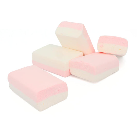 Strawberry Sherbet Block or Bricks Retro Sweets