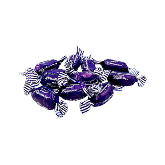 Sugar Free Blackcurrant & Liquorice boiled sweets liquorice sweets retro sweets sugar free sweets Killer Candy
