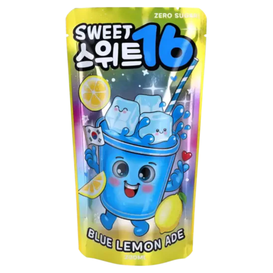 Sweet 16 Blue Lemon Ade Fruit Drink Korean Drinks