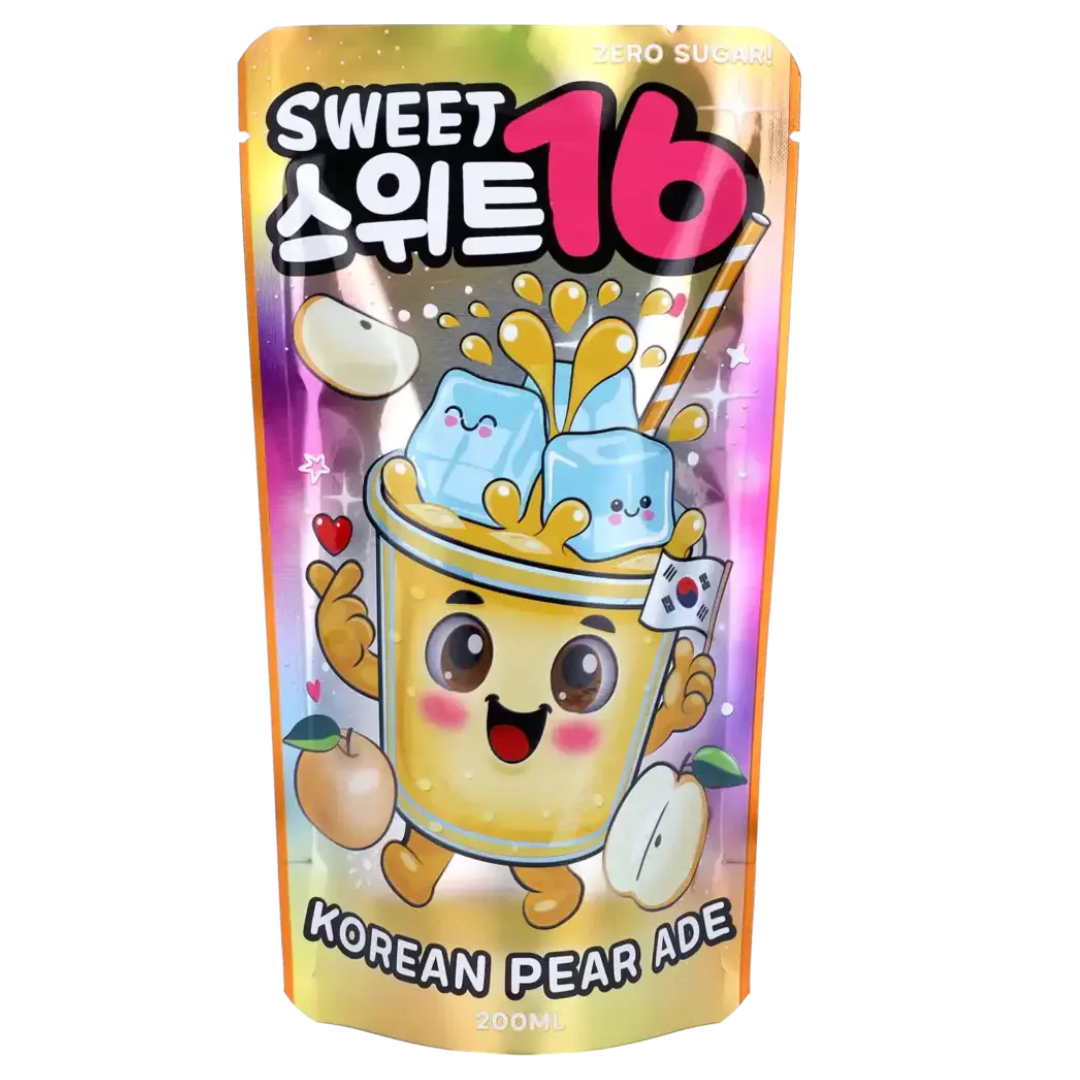 Sweet 16 Pear Ade Fruit Drink Korean Drinks