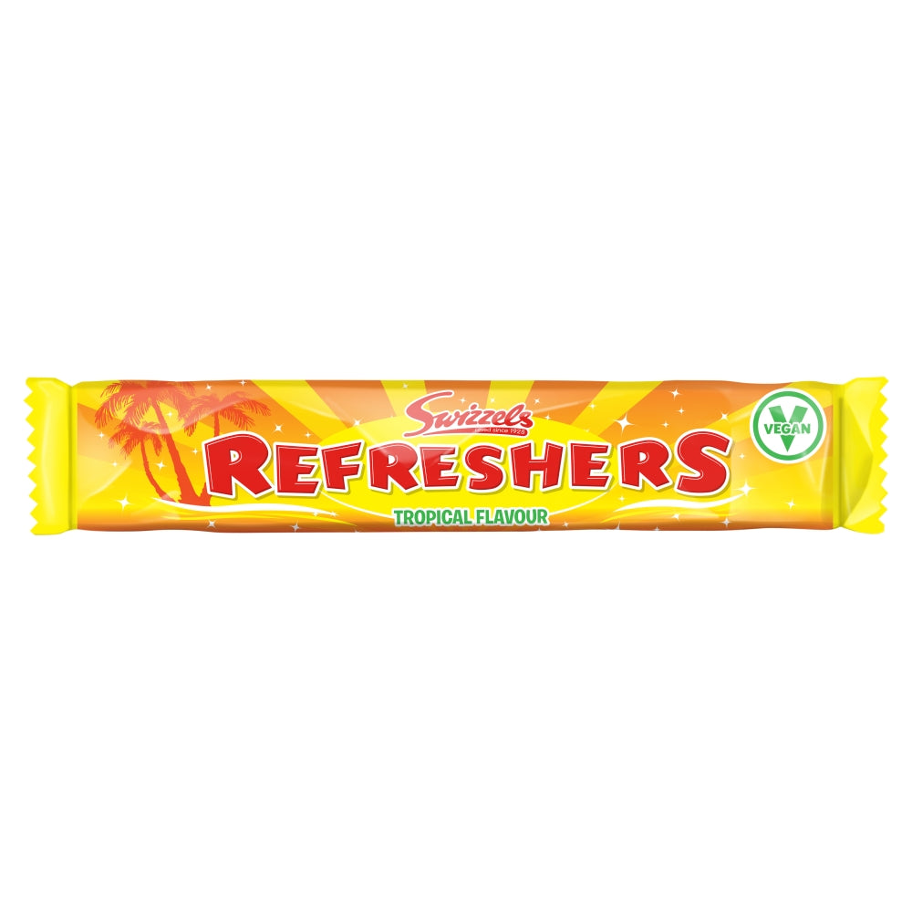 Swizzels Tropical Refreshers Chew Bar Retro Sweets