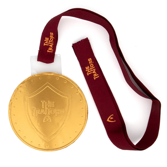 The Traitors Milk Chocolate Shield Medallion Retro Sweets