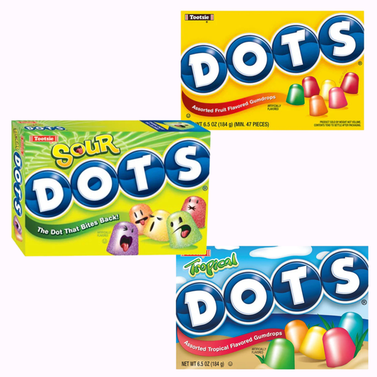 Tootsie Dots Bundle of All Flavours American Candy