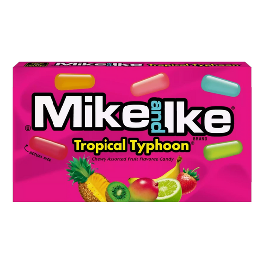 Mike & Ike Tropical Typhoon Theatre Box American Candy jelly sweets fruity sweets jelly bean sweets
