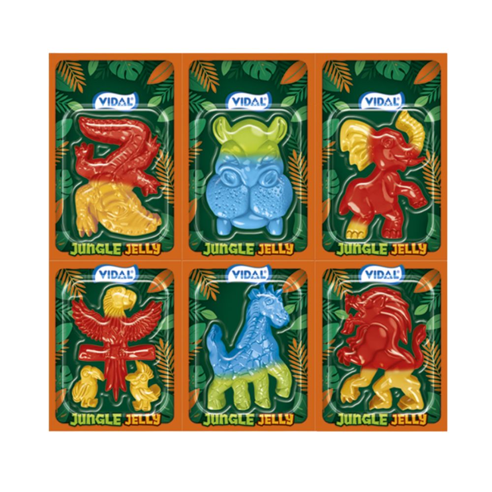 Vidal Jungle Jelly Retro Sweets