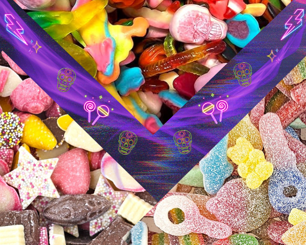 Killer Candy Banner - Pick N Mix, Retro Sweets, American Candy, Freeze Dried Candy