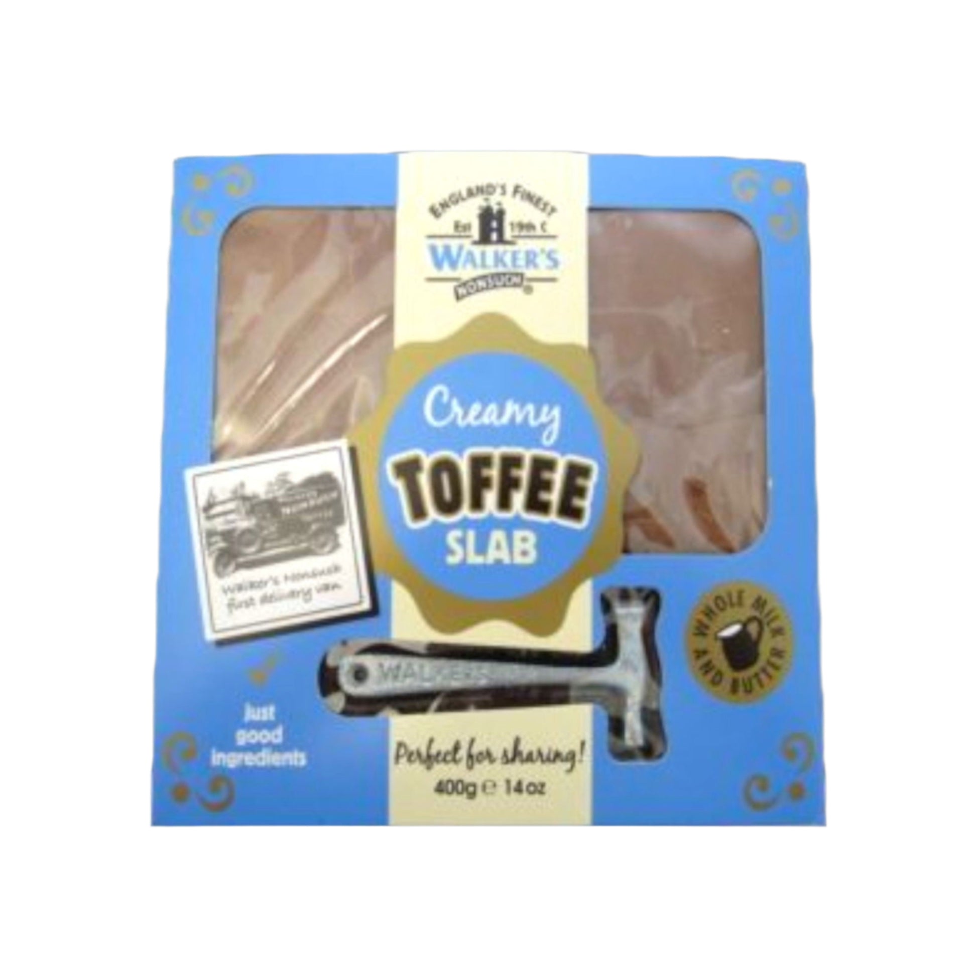 Walkers Nonsuch Milk Chocolate covered Toffee Slab retro sweets gift Killer Candy