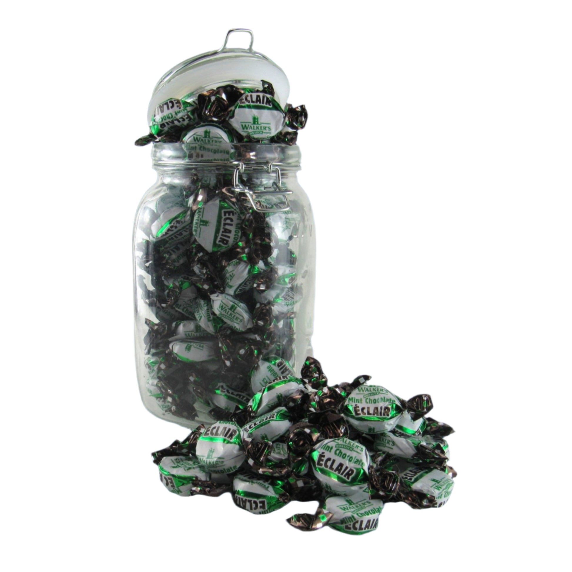 Walkers Nonsuch Mint Chocolate Eclairs kilner jar Killer Candy