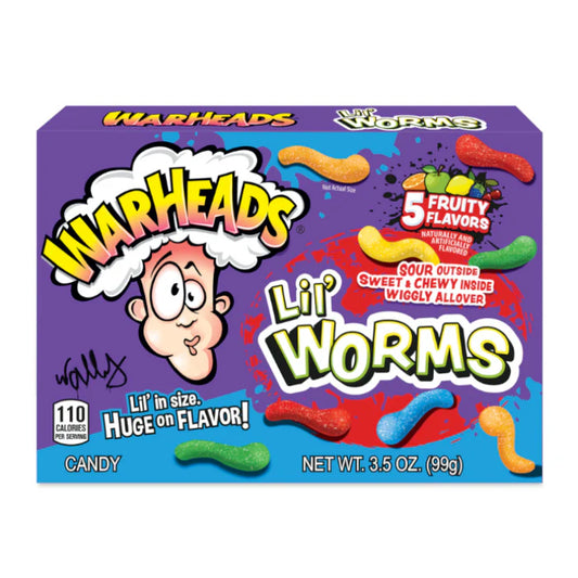 Warheads Lil Worms Theatre Box American Candy