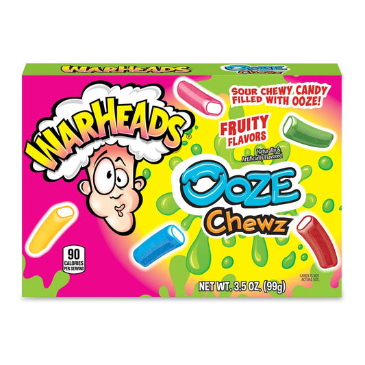 Warheads Sour Ooze Chews Theatre Box American Candy