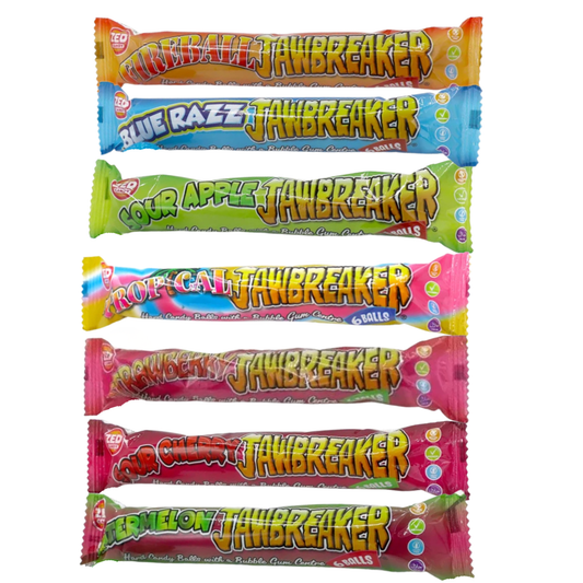 ZED Candy Jawbreakers Bundle of 7 Flavours Retro Sweets