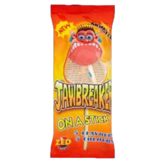 ZED Candy Monster Jawbreaker on a Stick boiled sweets lollipop retro sweets Killer Candy