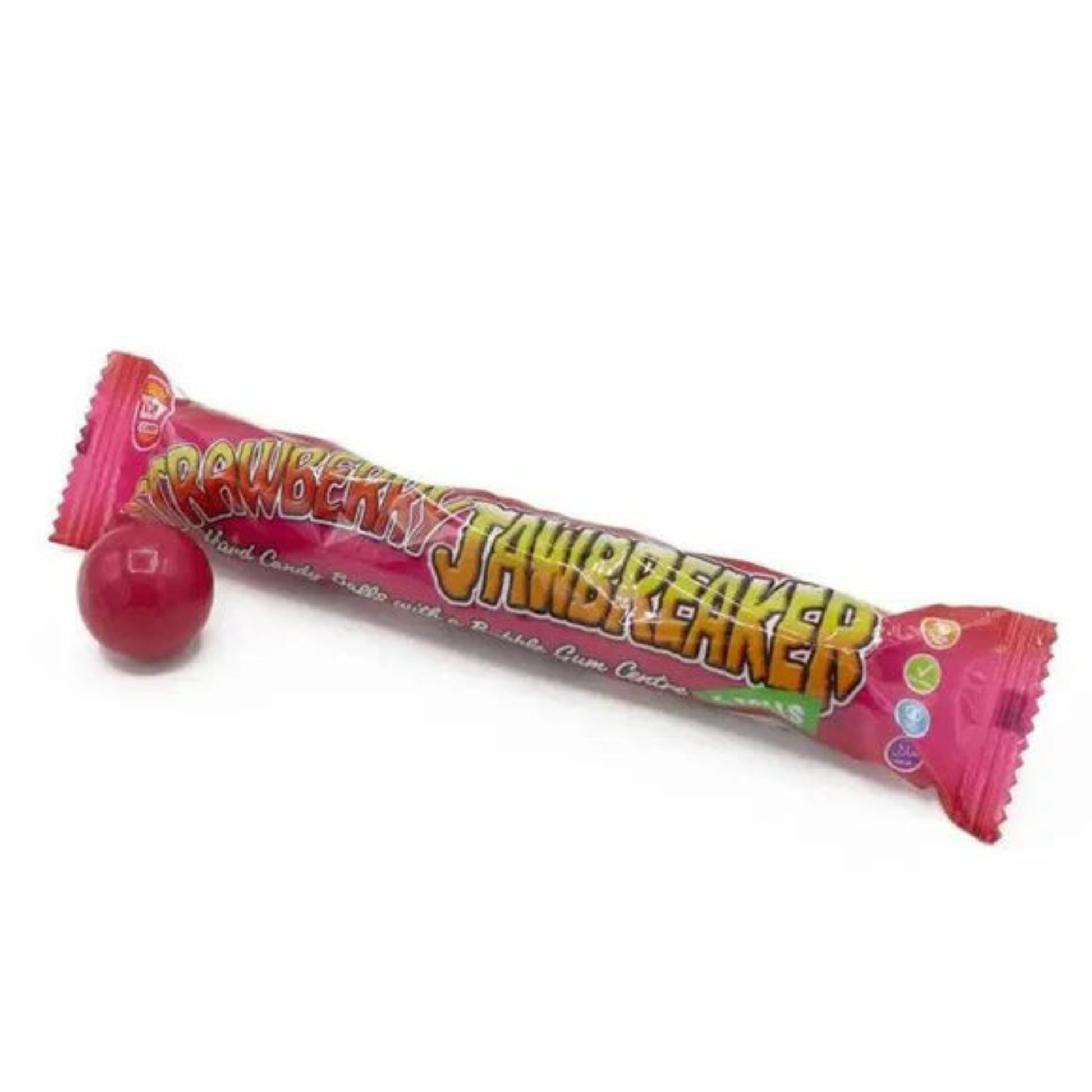 Zed-Candy-Strawberry-Jawbreaker-bubble gun chewing gum retro sweets killer candy