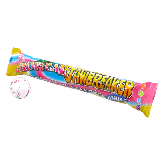 zed-tropical-jawbreaker-6-ball bubble gum chewing gum retro sweets killer candy